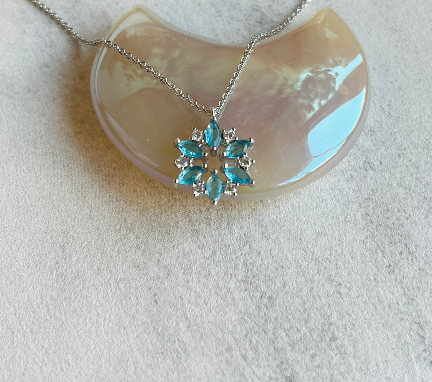 Snowflake Crystal Necklace