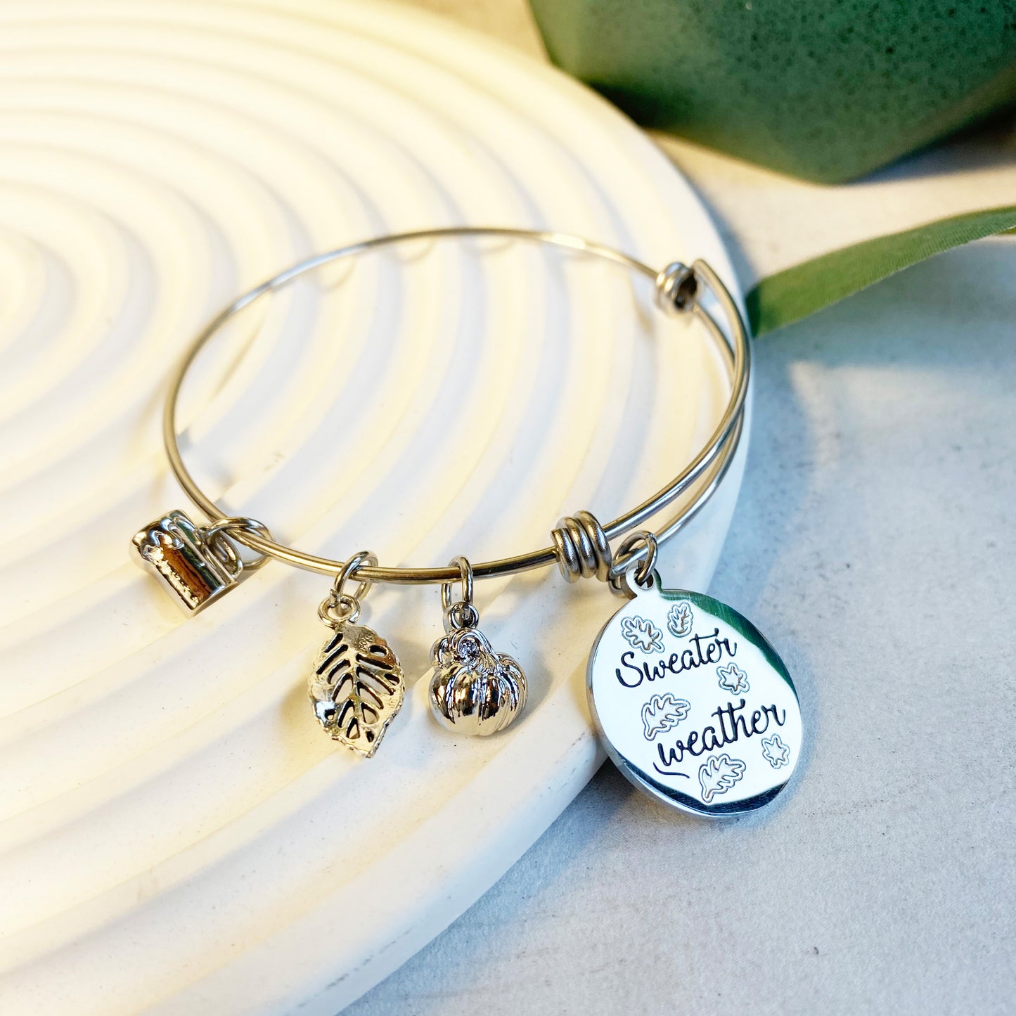 Sweater Weather Bangle Bracelet