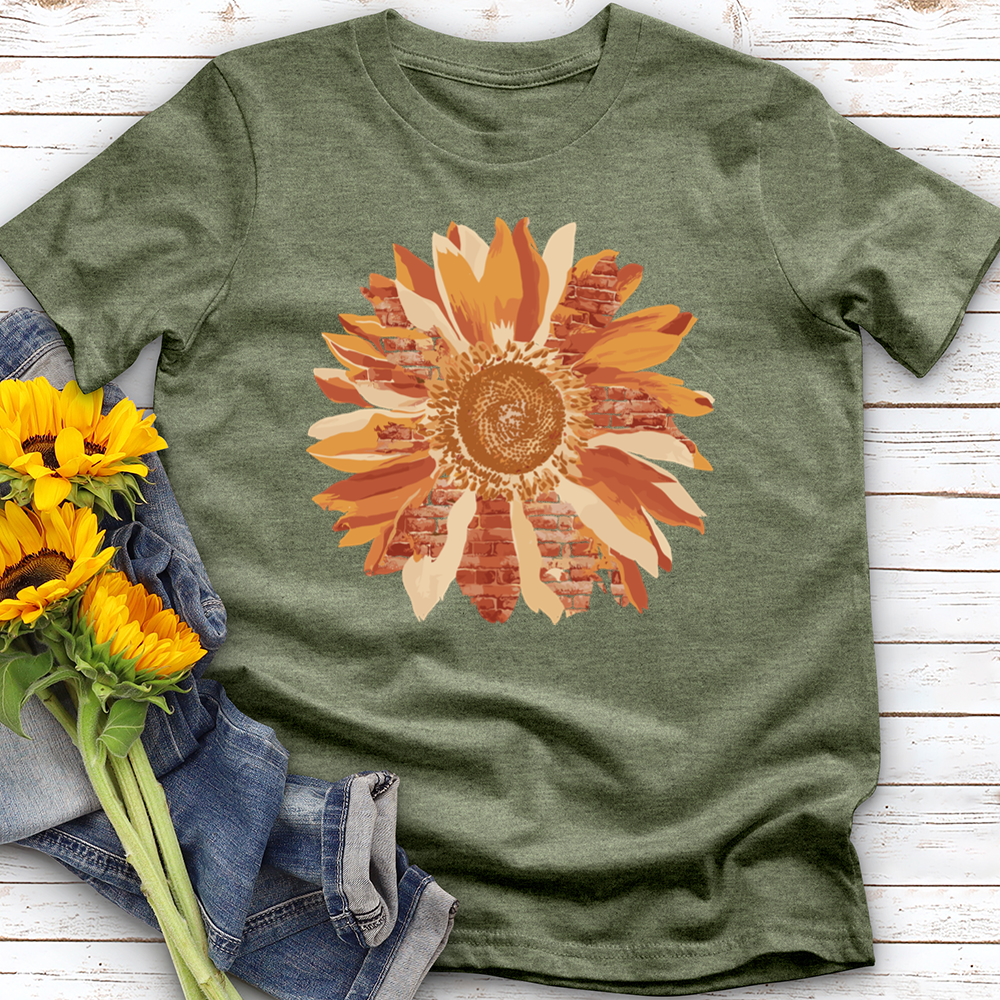 Stylized Sunflower Softstyle Tee