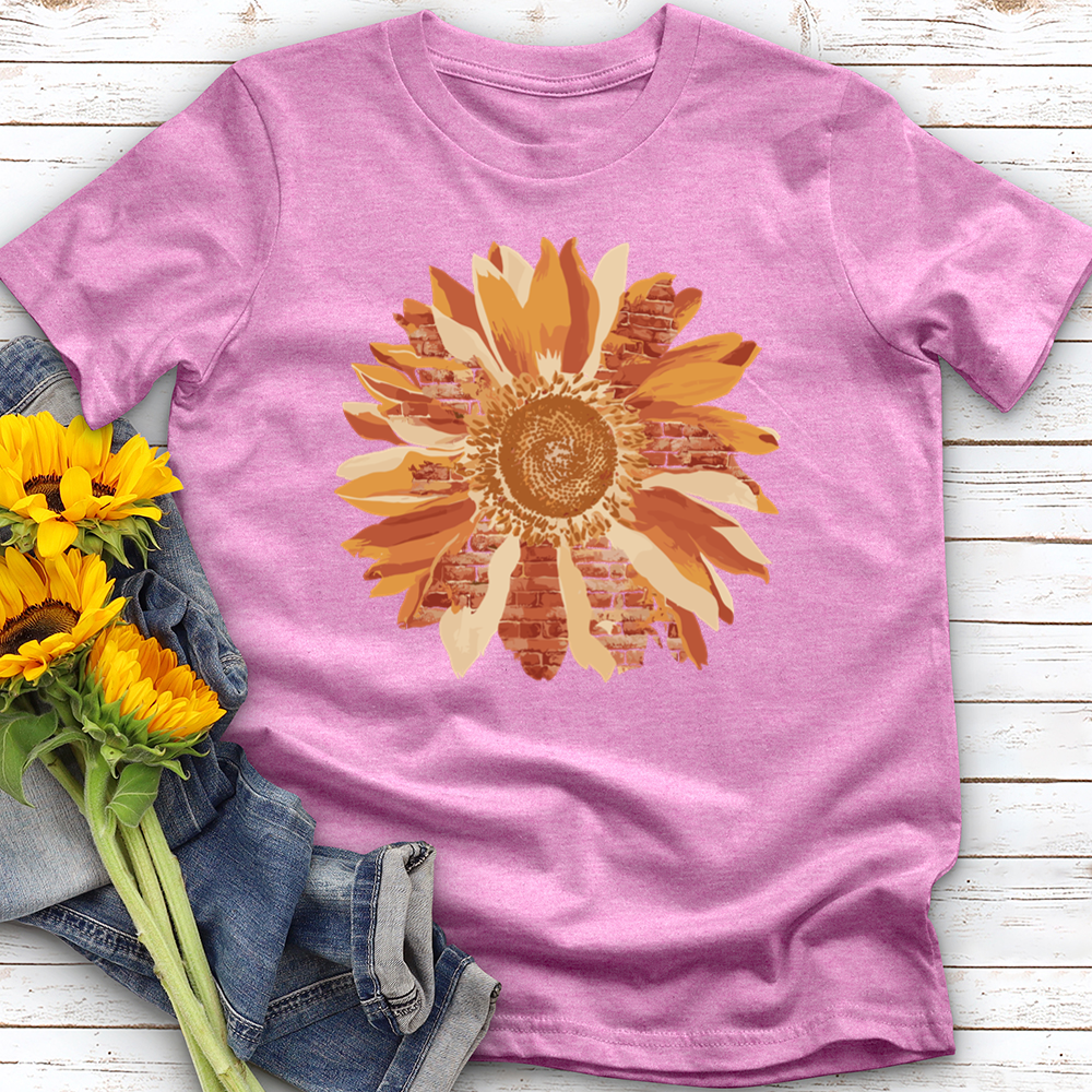 Stylized Sunflower Softstyle Tee