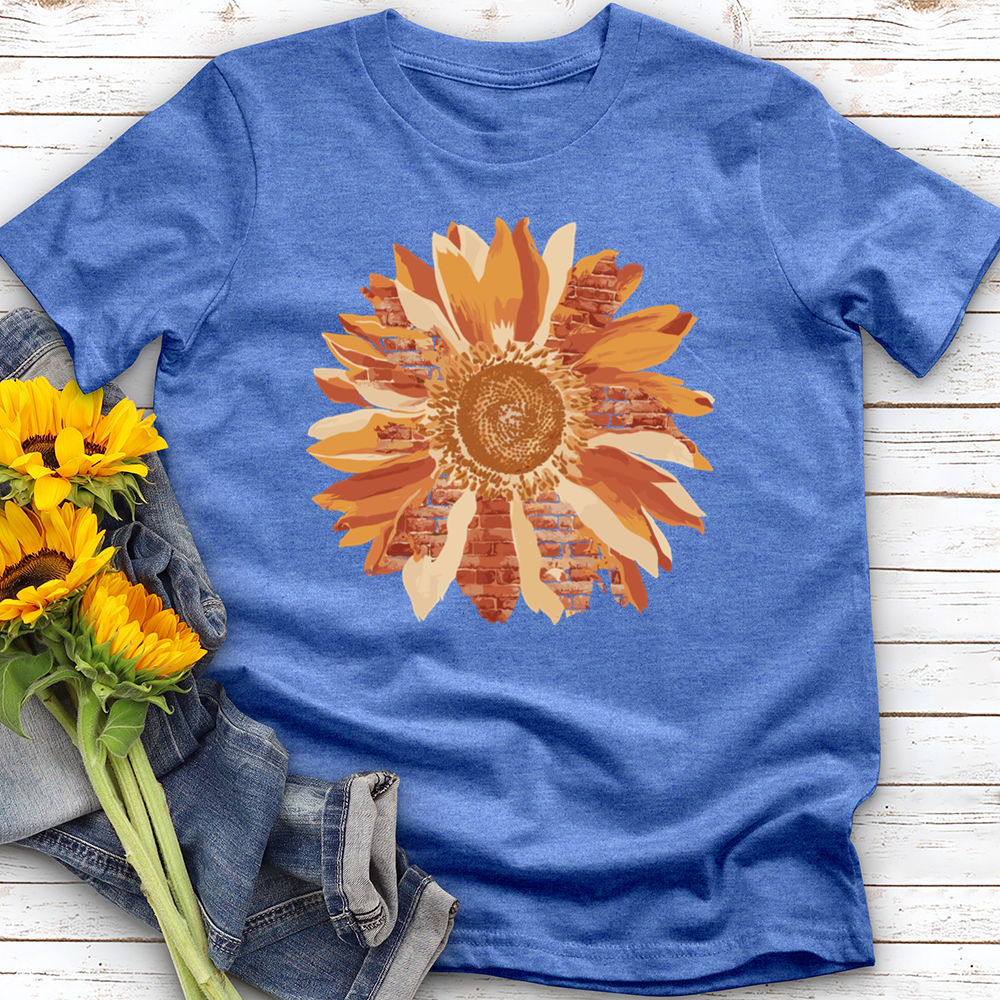 Stylized Sunflower Softstyle Tee