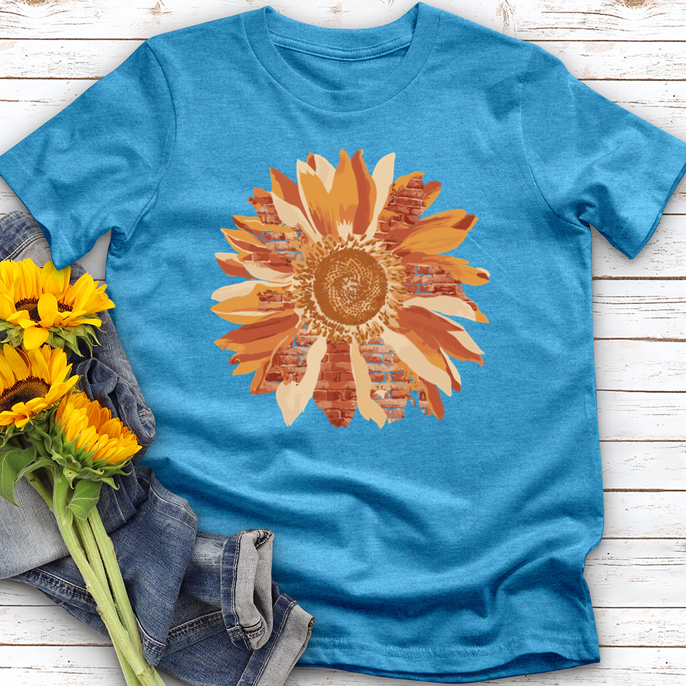 Stylized Sunflower Softstyle Tee