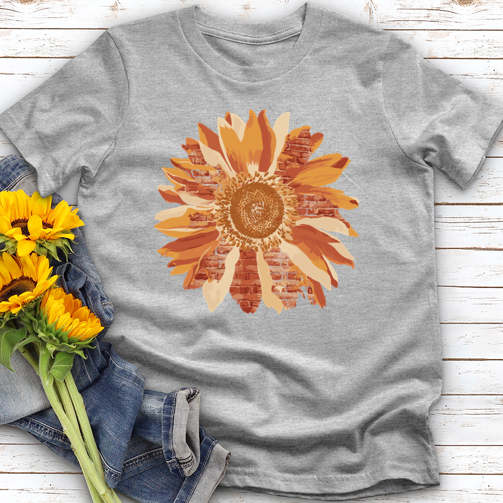 Stylized Sunflower Softstyle Tee