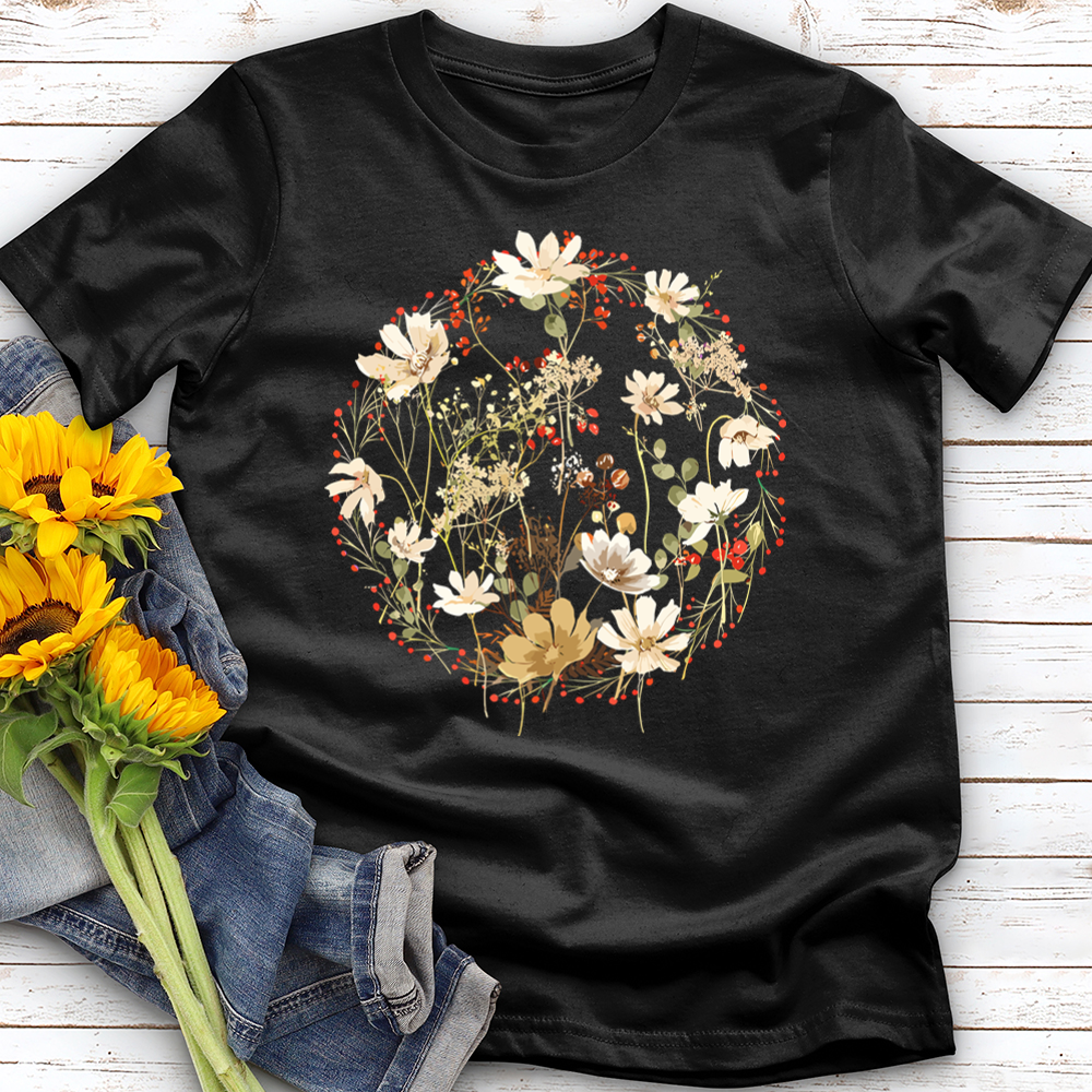 Flower Garden Circle Softstyle Tee