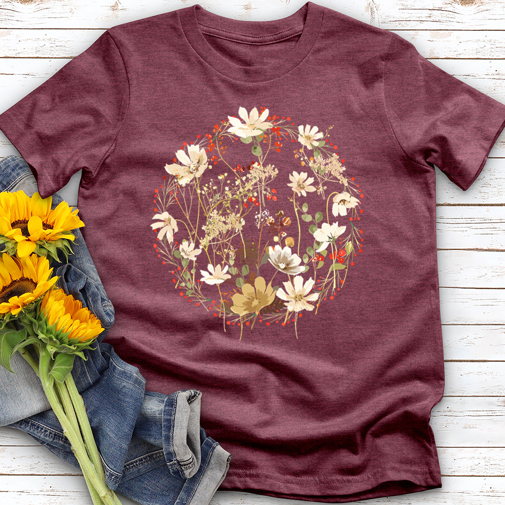 Flower Garden Circle Softstyle Tee