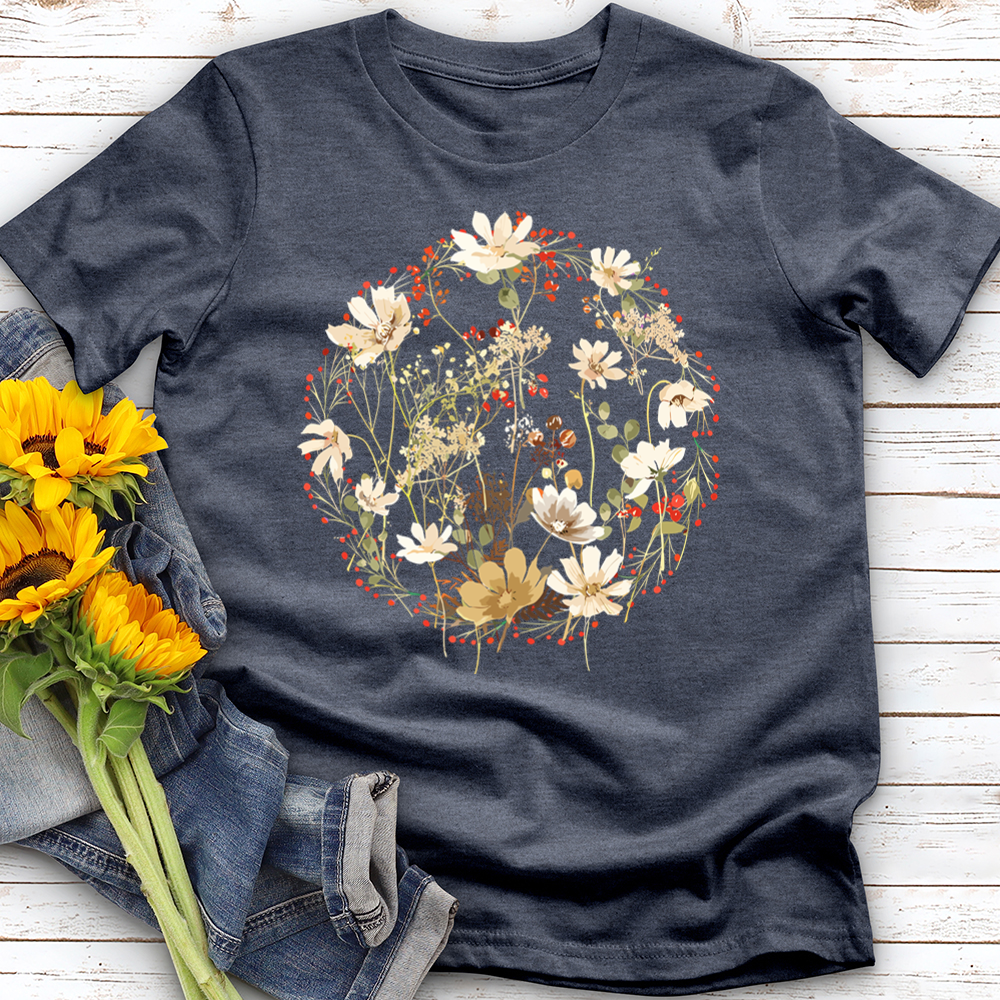 Flower Garden Circle Softstyle Tee