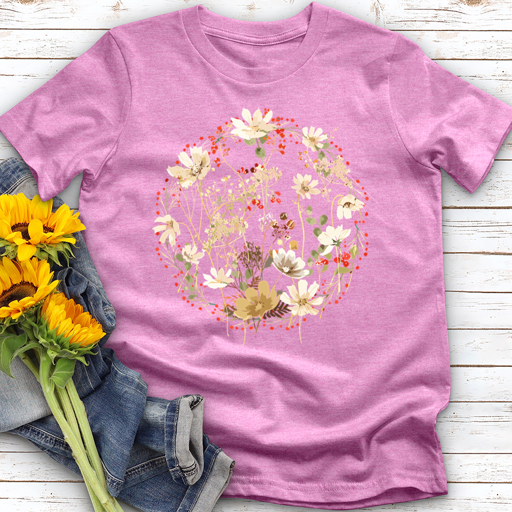 Flower Garden Circle Softstyle Tee