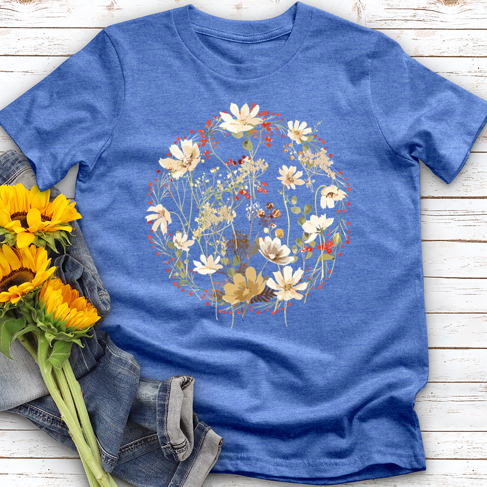 Flower Garden Circle Softstyle Tee