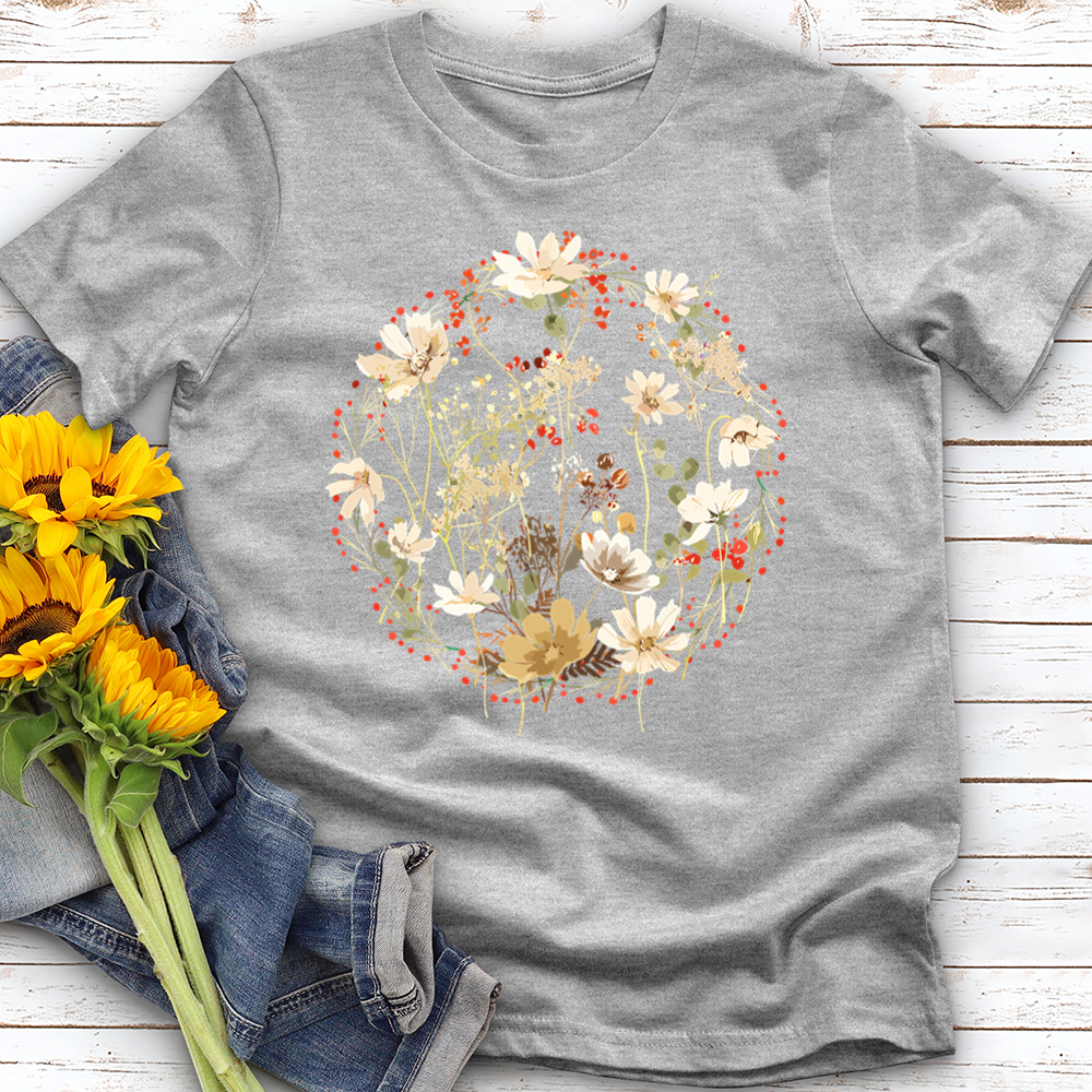 Flower Garden Circle Softstyle Tee