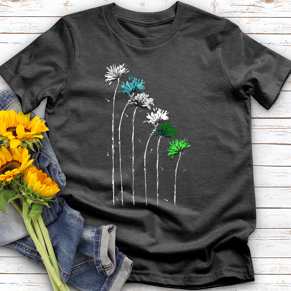 Spring Frost Dandelions Softstyle Tee