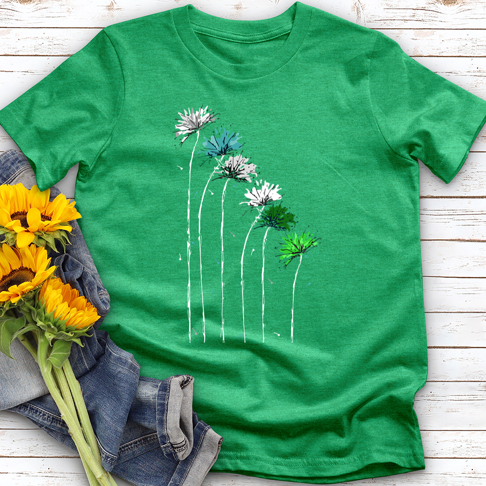 Spring Frost Dandelions Softstyle Tee
