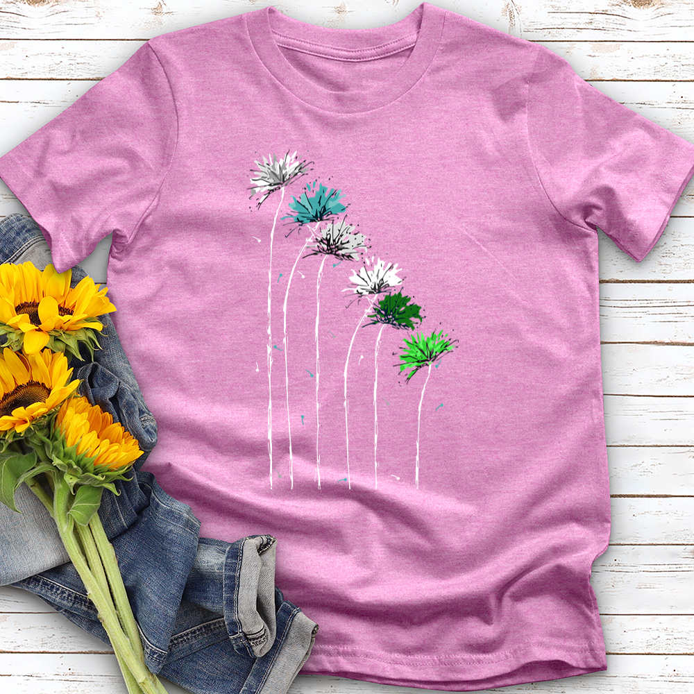 Spring Frost Dandelions Softstyle Tee