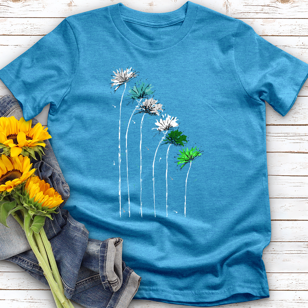 Spring Frost Dandelions Softstyle Tee