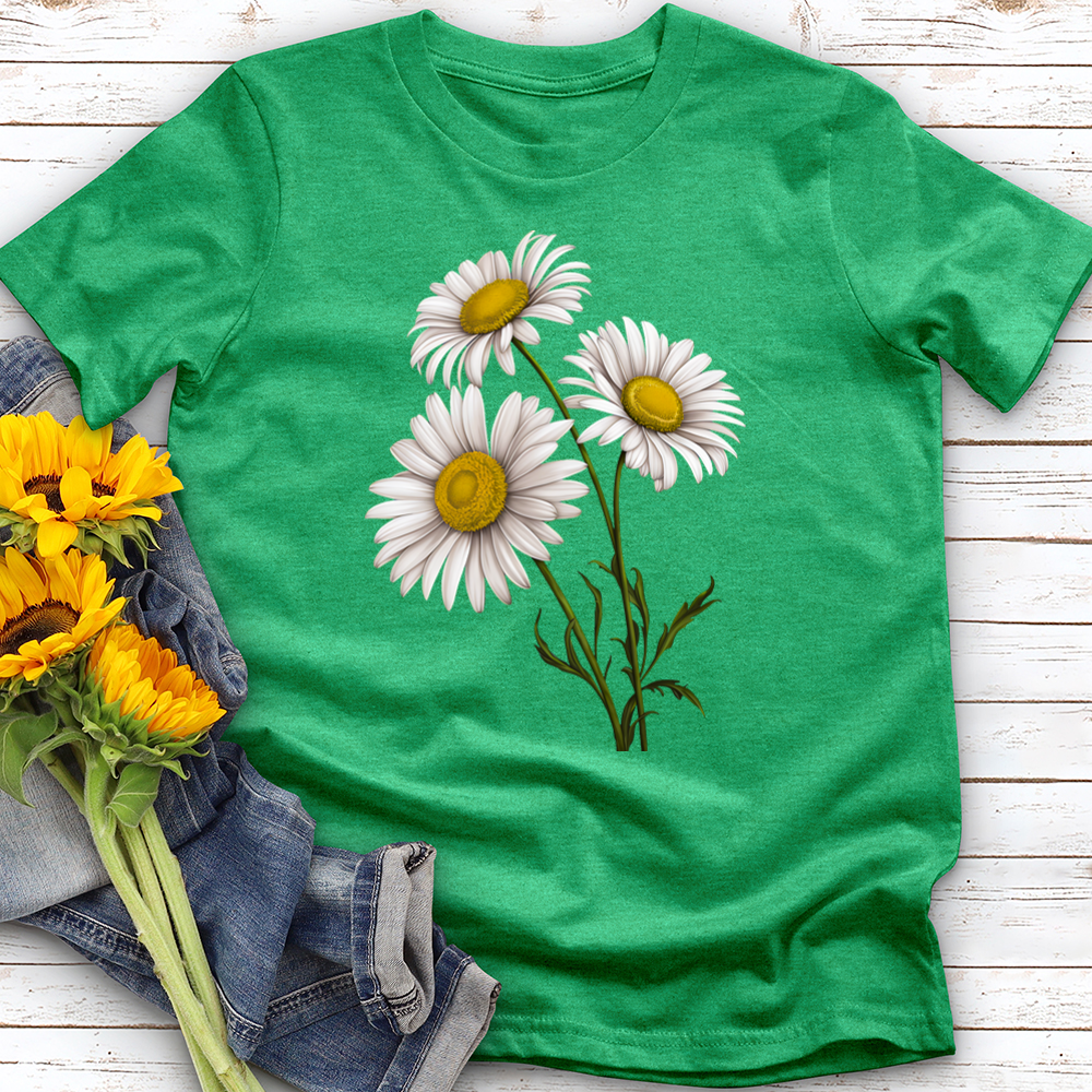 White Daisy Softstyle Tee