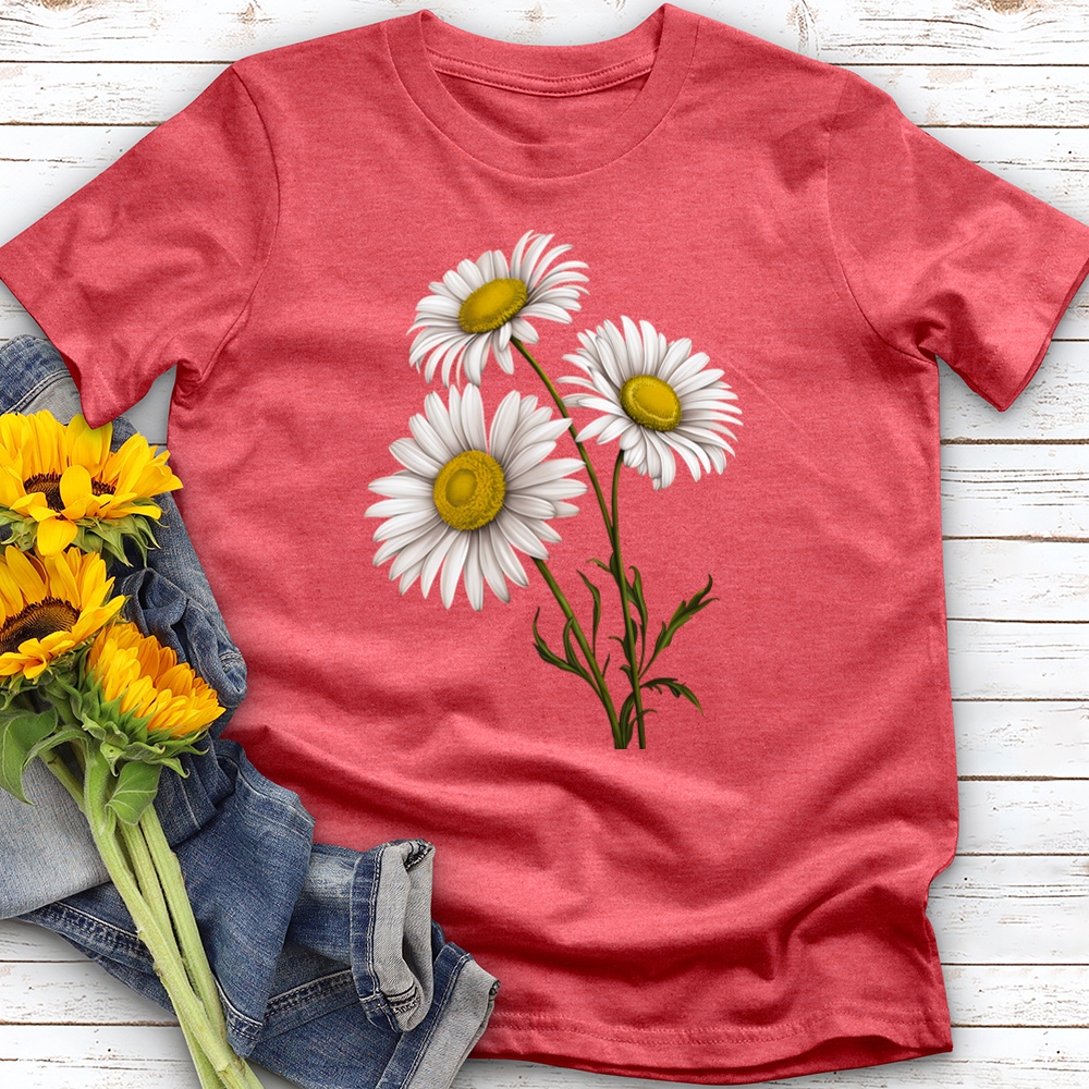 White Daisy Softstyle Tee