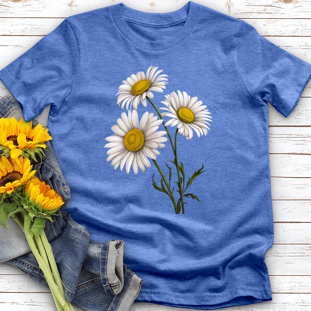White Daisy Softstyle Tee