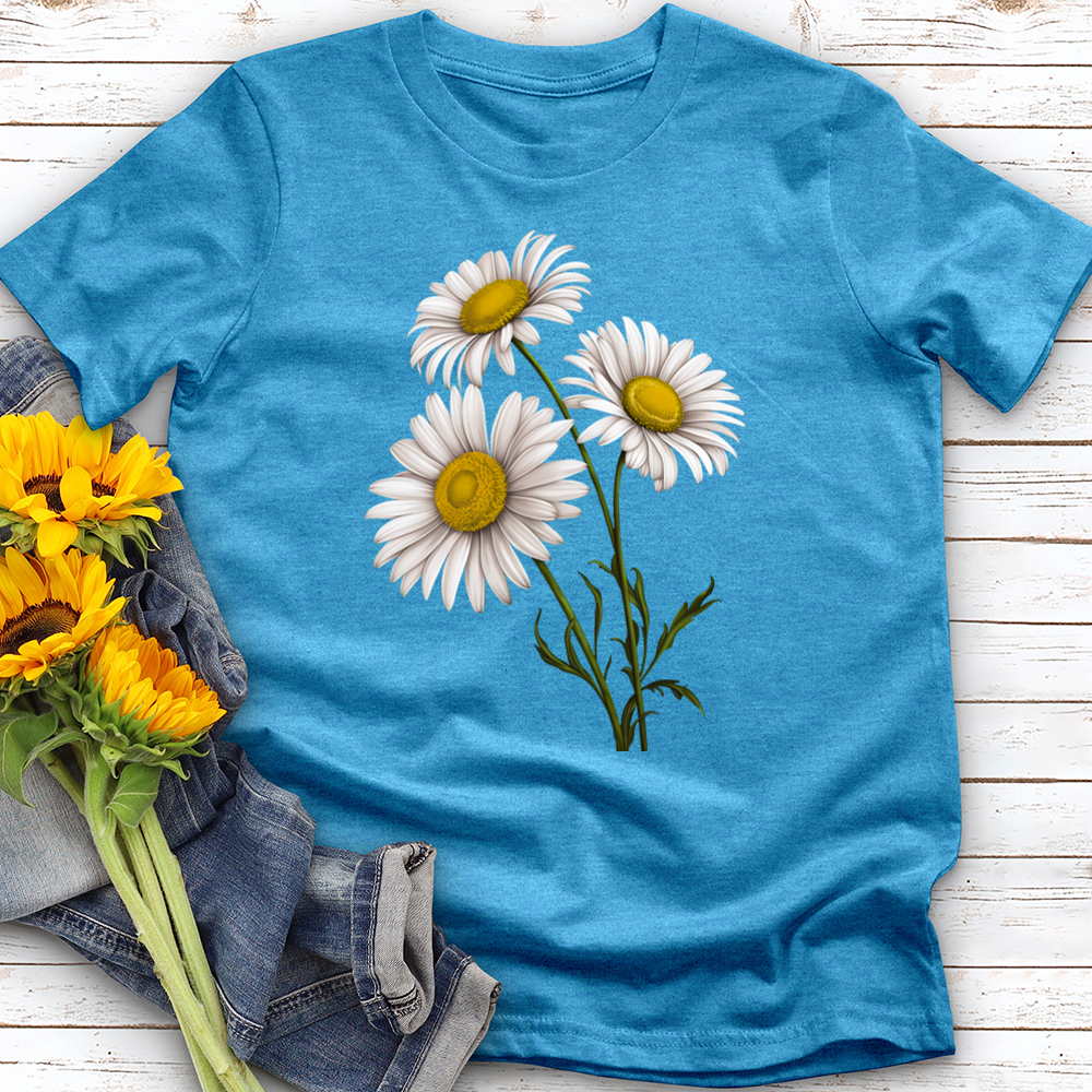 White Daisy Softstyle Tee