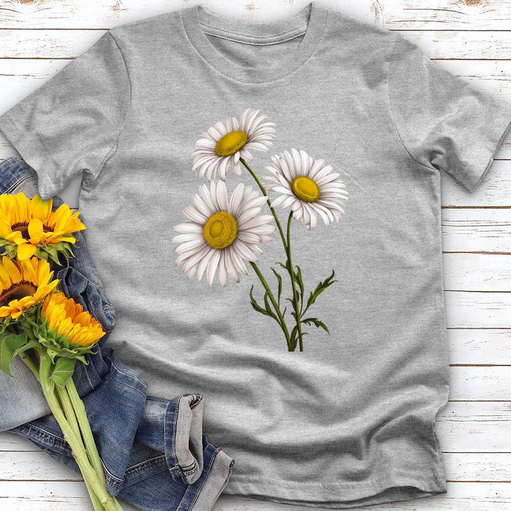 White Daisy Softstyle Tee