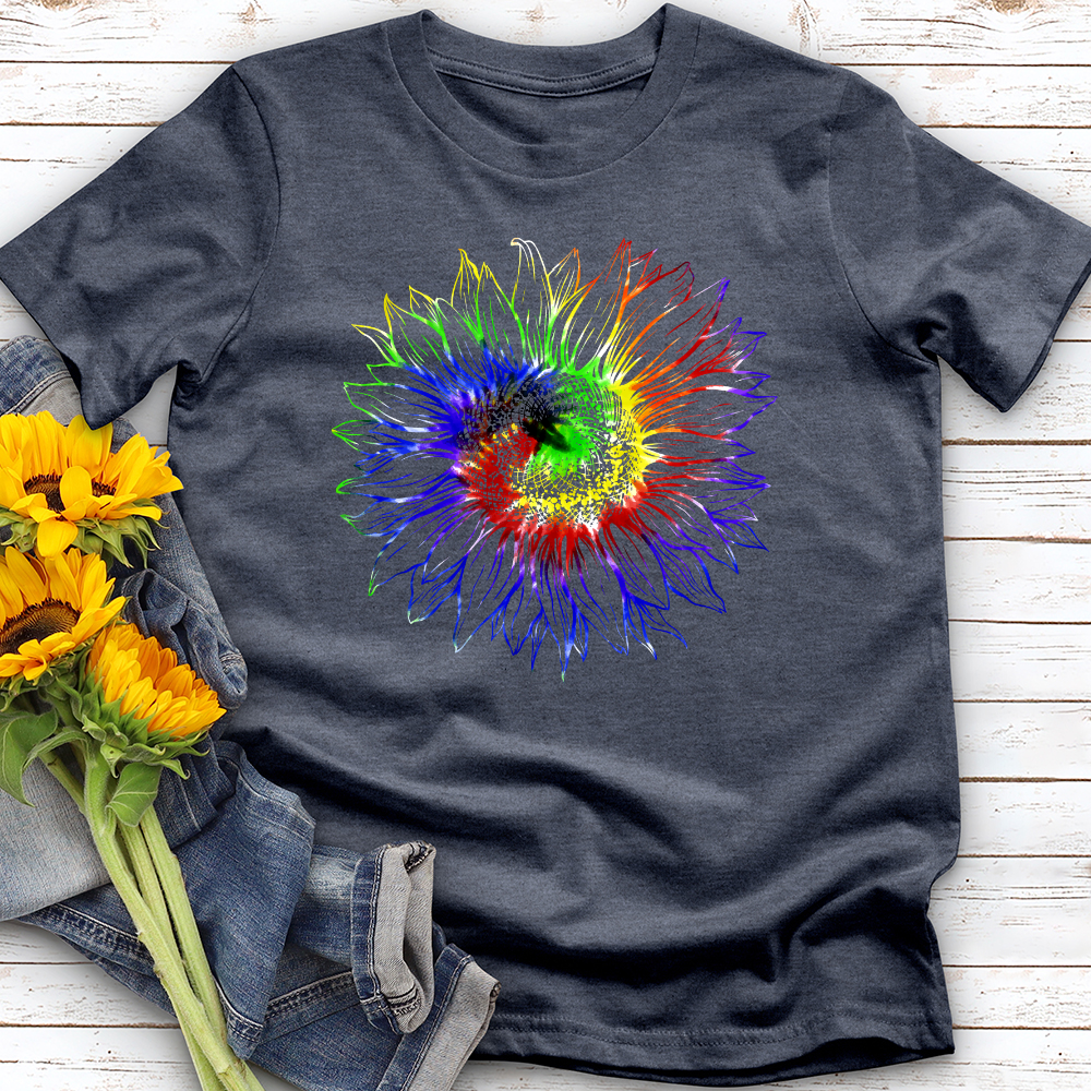 Tie dye sunflower Softstyle Tee
