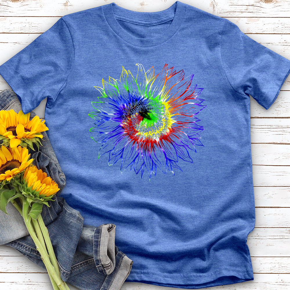 Tie dye sunflower Softstyle Tee