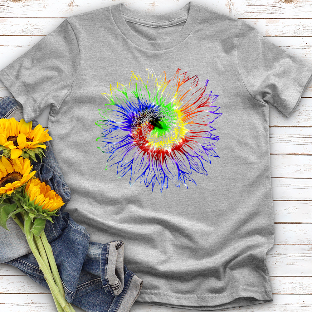 Tie dye sunflower Softstyle Tee