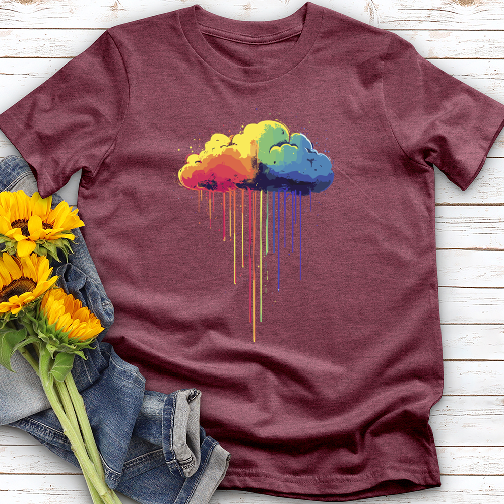 Rainbow Stormy Cloud Softstyle Tee