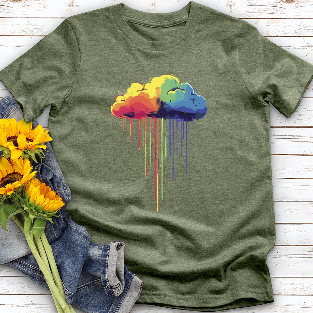 Rainbow Stormy Cloud Softstyle Tee