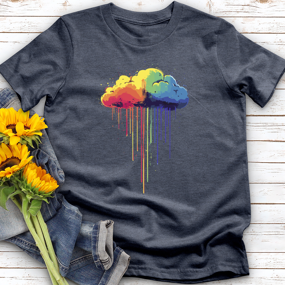 Rainbow Stormy Cloud Softstyle Tee