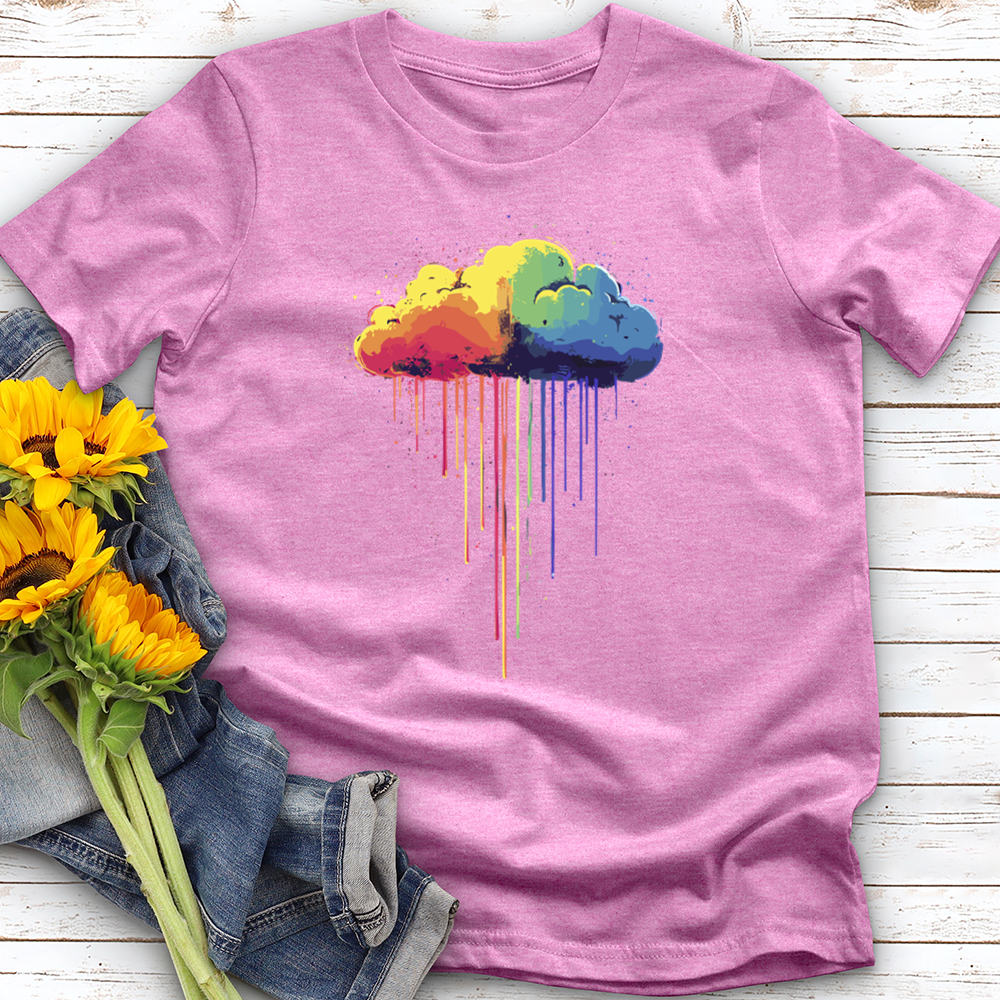 Rainbow Stormy Cloud Softstyle Tee