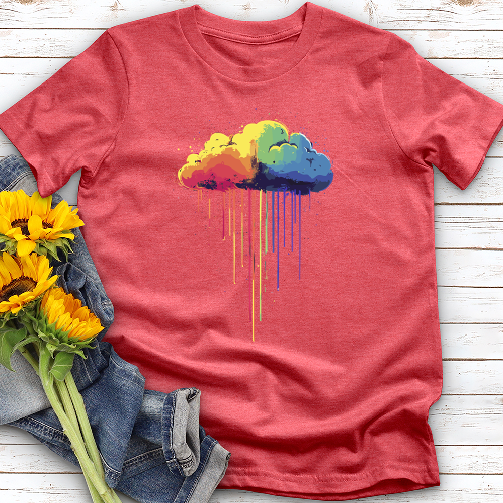 Rainbow Stormy Cloud Softstyle Tee