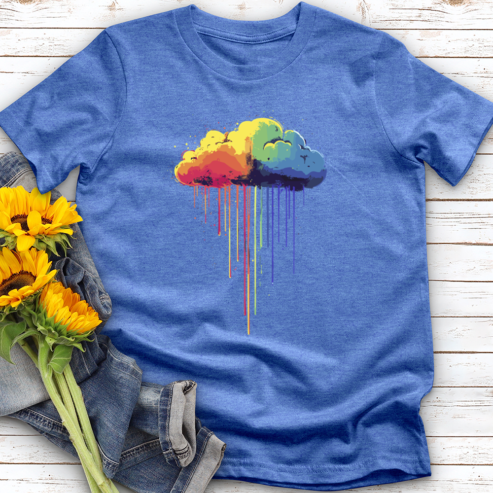 Rainbow Stormy Cloud Softstyle Tee
