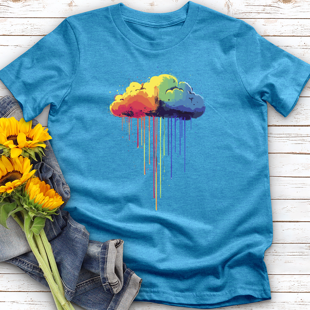 Rainbow Stormy Cloud Softstyle Tee