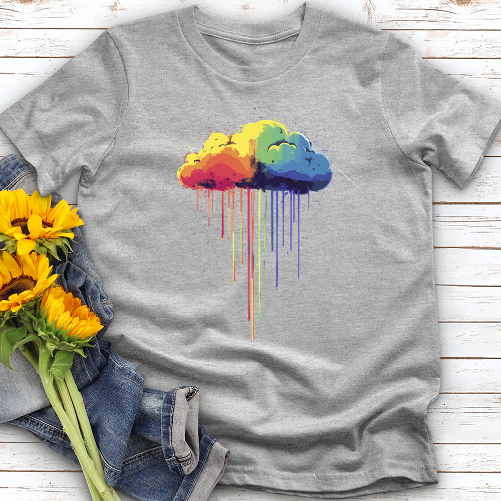 Rainbow Stormy Cloud Softstyle Tee