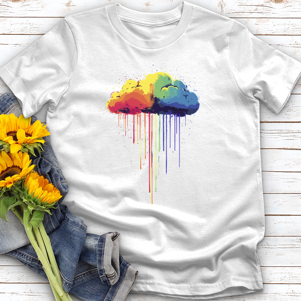 Rainbow Stormy Cloud Softstyle Tee
