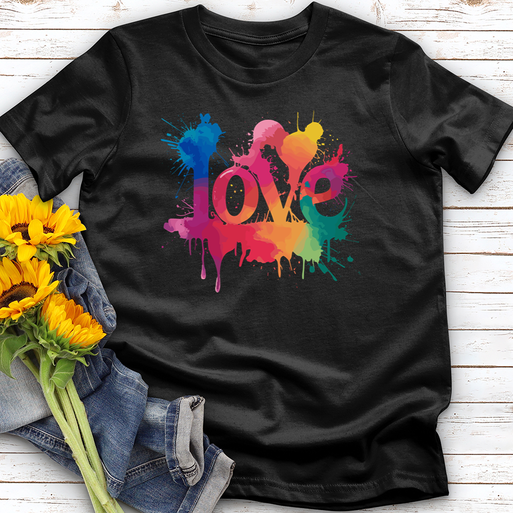 Watercolor Love Softstyle Tee