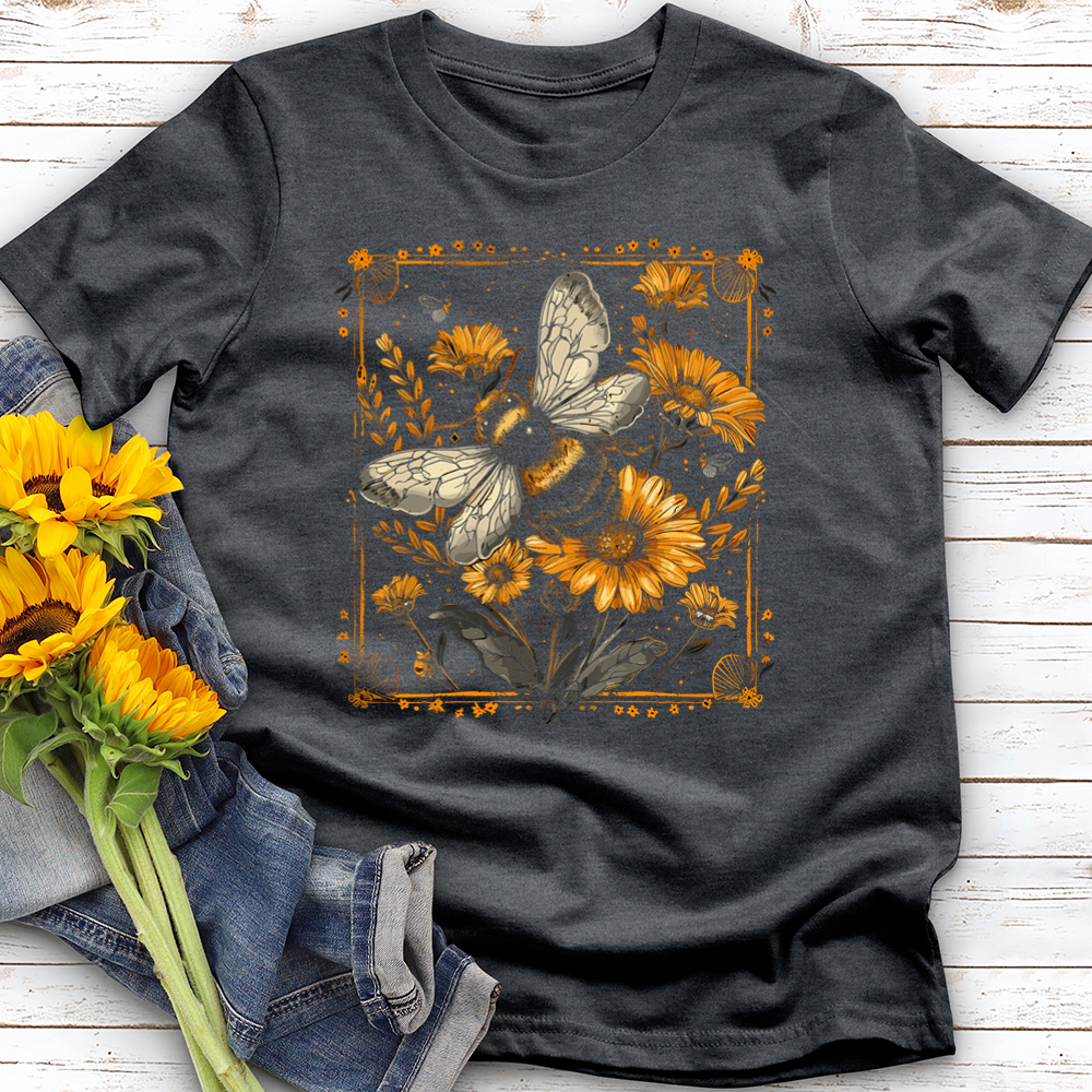 Bee Flower Softstyle Tee