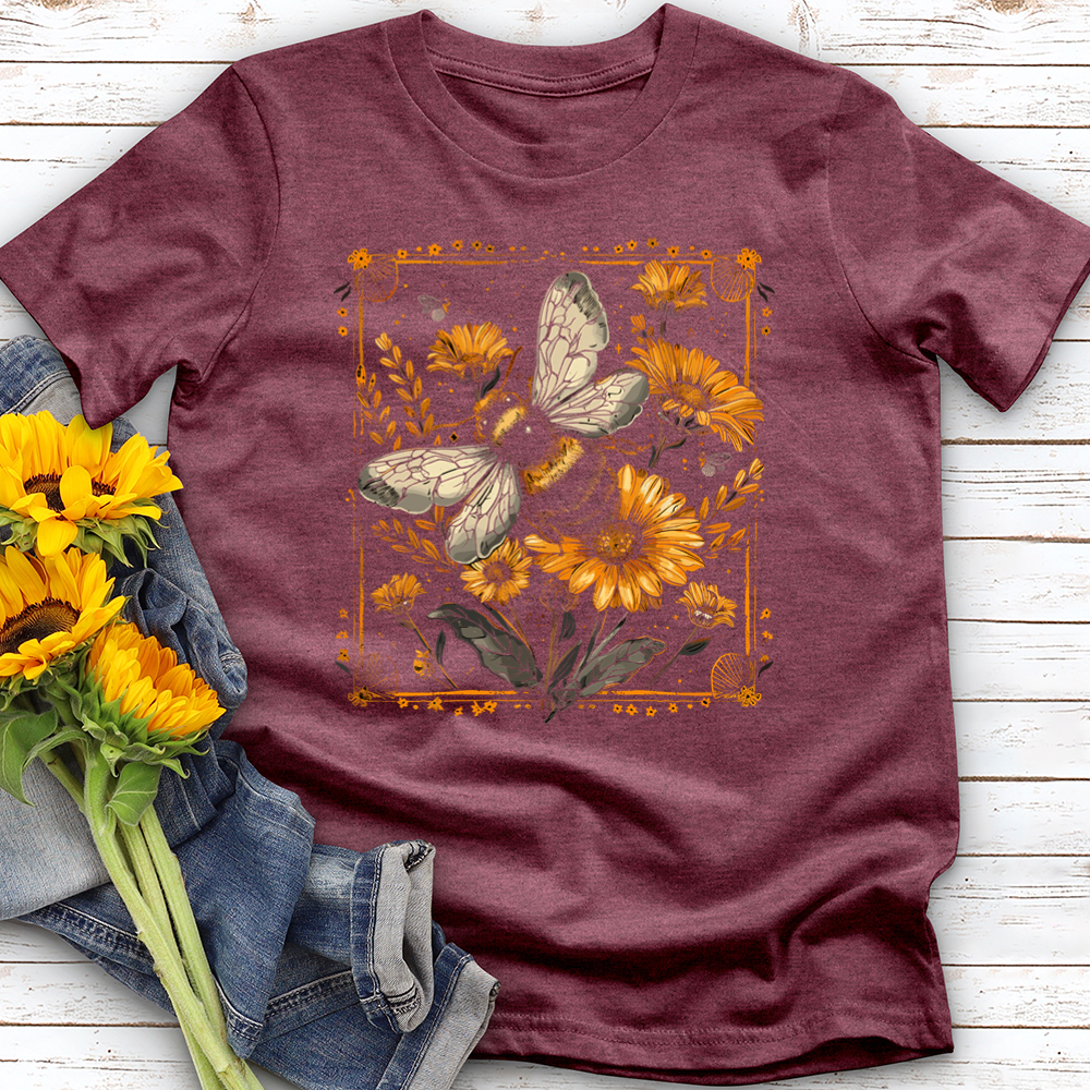 Bee Flower Softstyle Tee