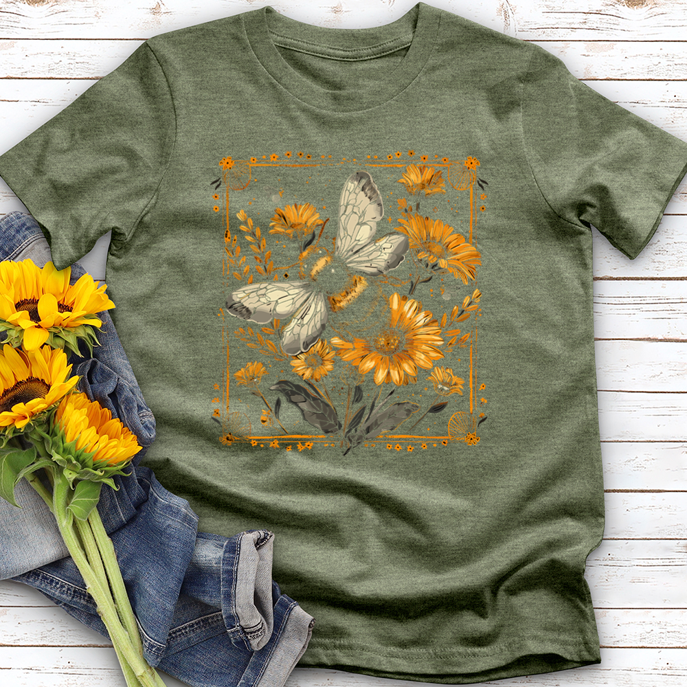 Bee Flower Softstyle Tee