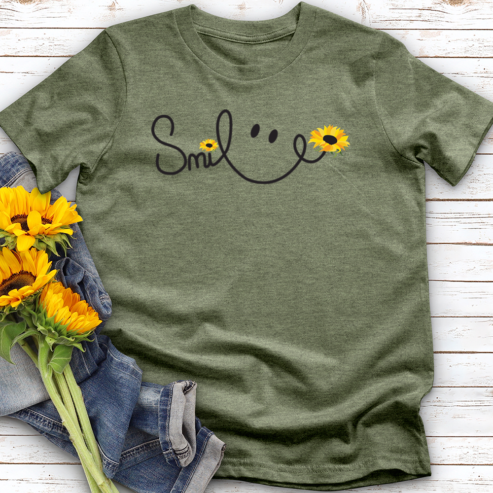 Smile Sunflower Softstyle Tee