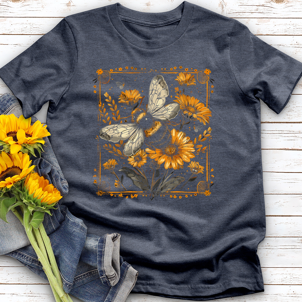 Bee Flower Softstyle Tee