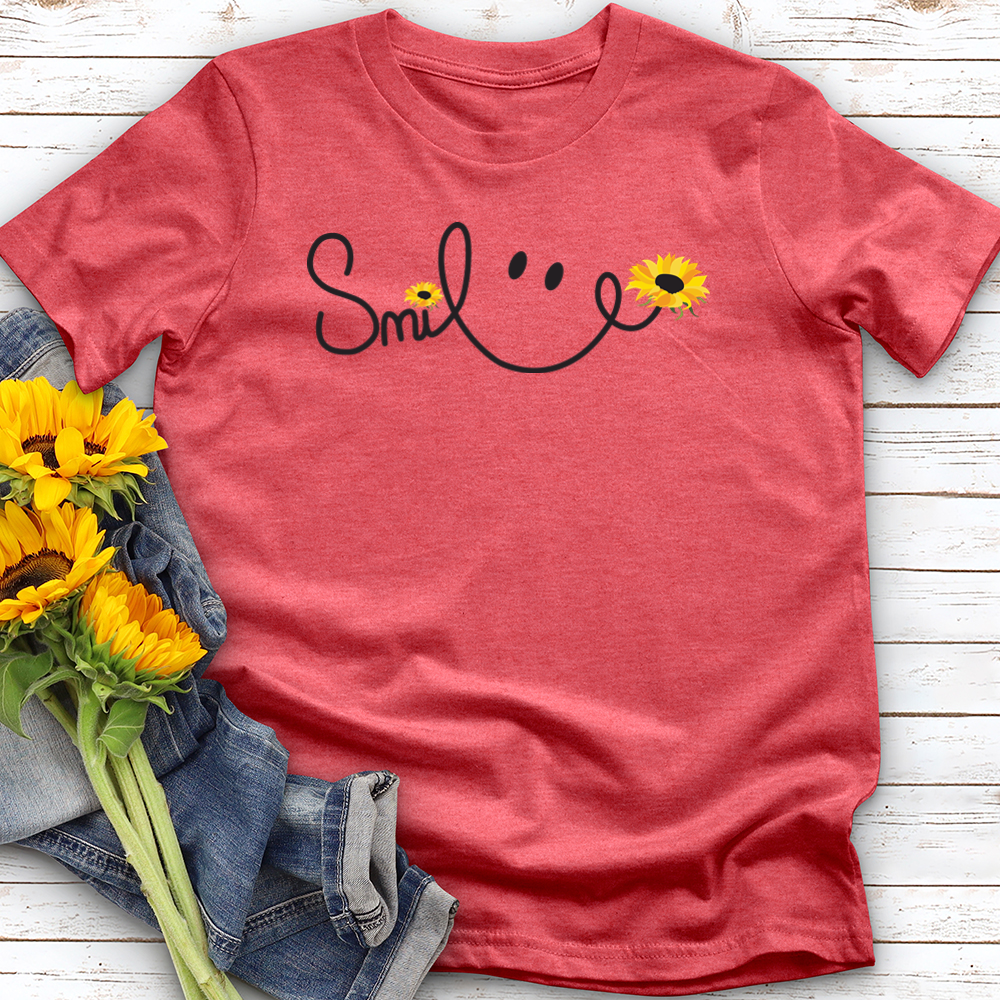 Smile Sunflower Softstyle Tee