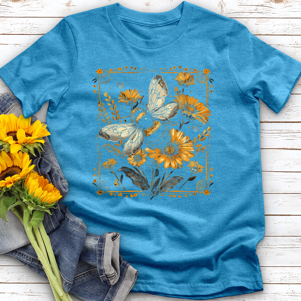 Bee Flower Softstyle Tee