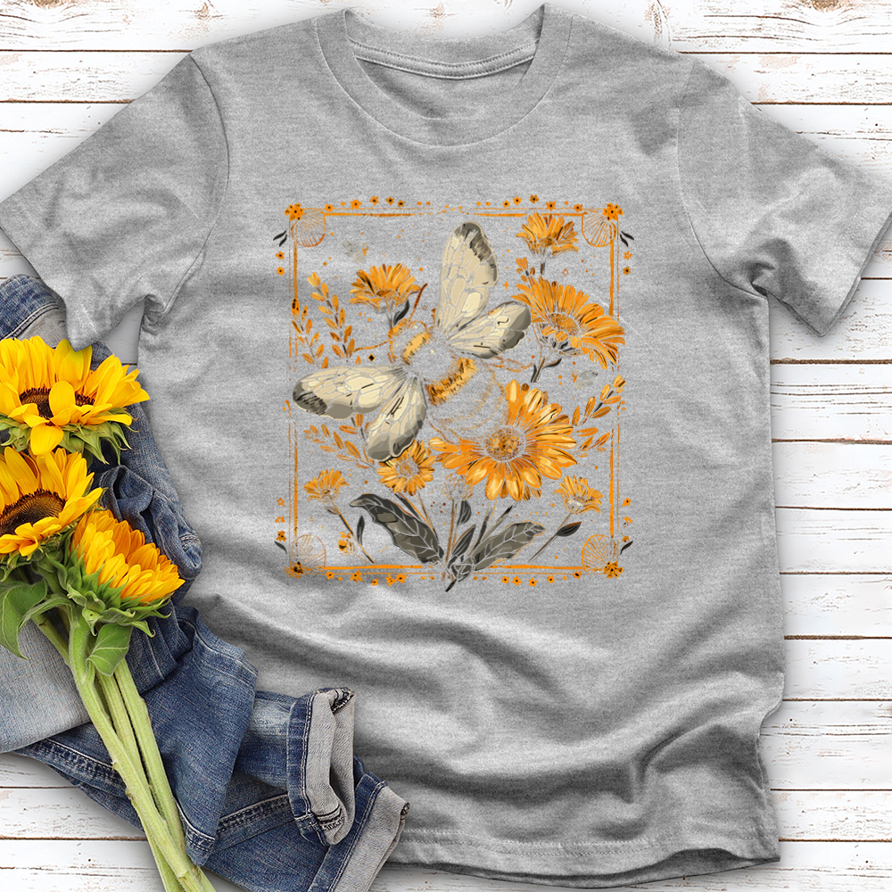 Bee Flower Softstyle Tee