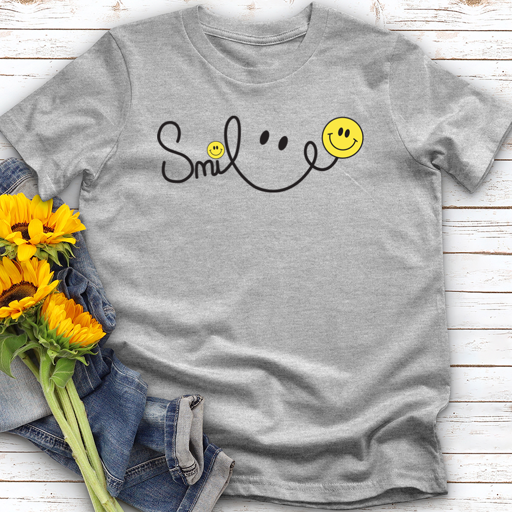 Smile Face Softstyle Tee