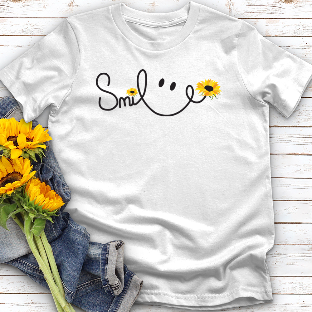 Smile Sunflower Softstyle Tee
