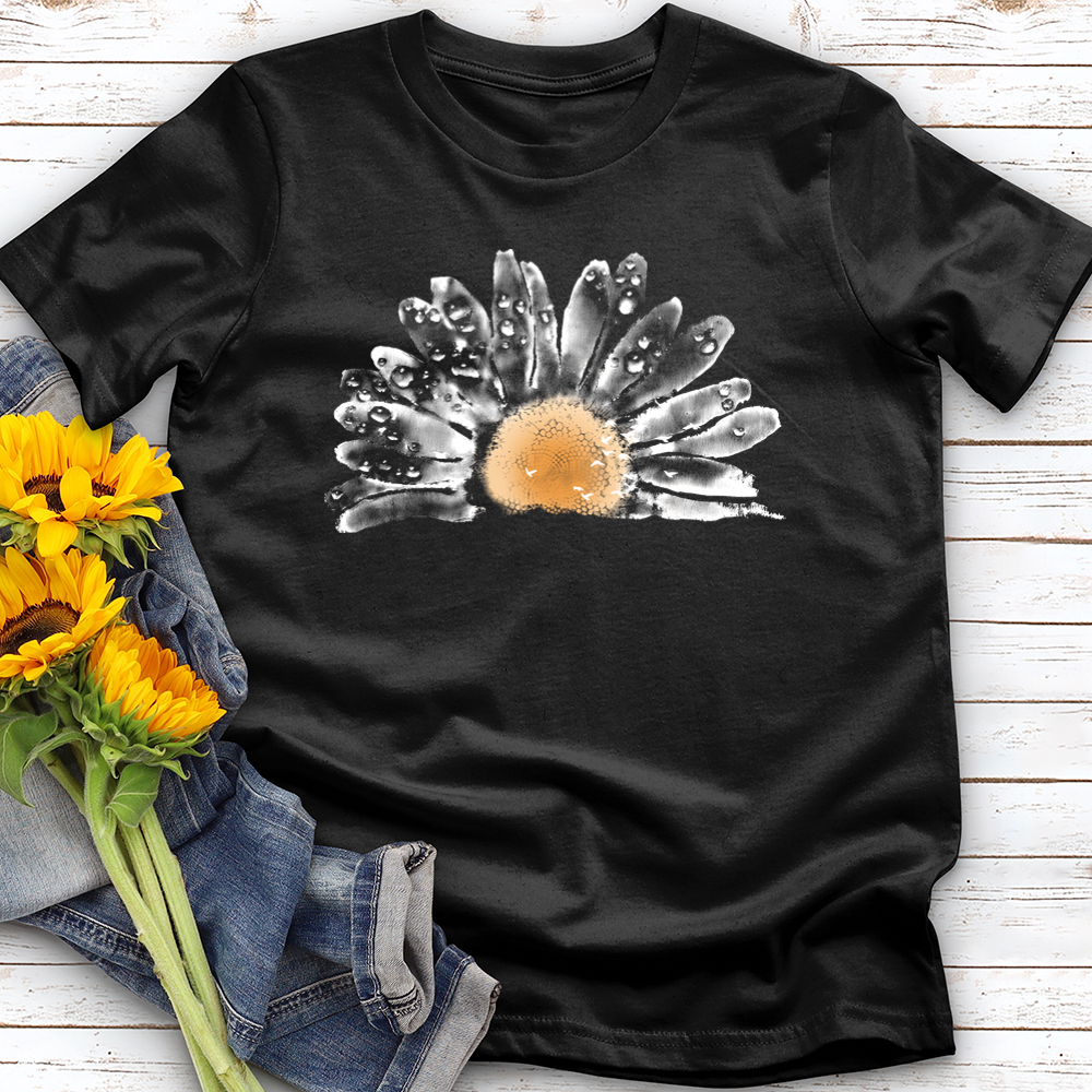 Watercolor Daisy Softstyle Tee