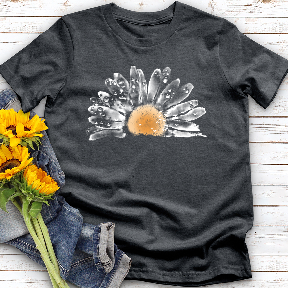 Watercolor Daisy Softstyle Tee