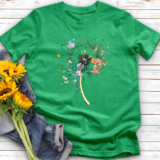 Dandelion in Watercolor Softstyle Tee