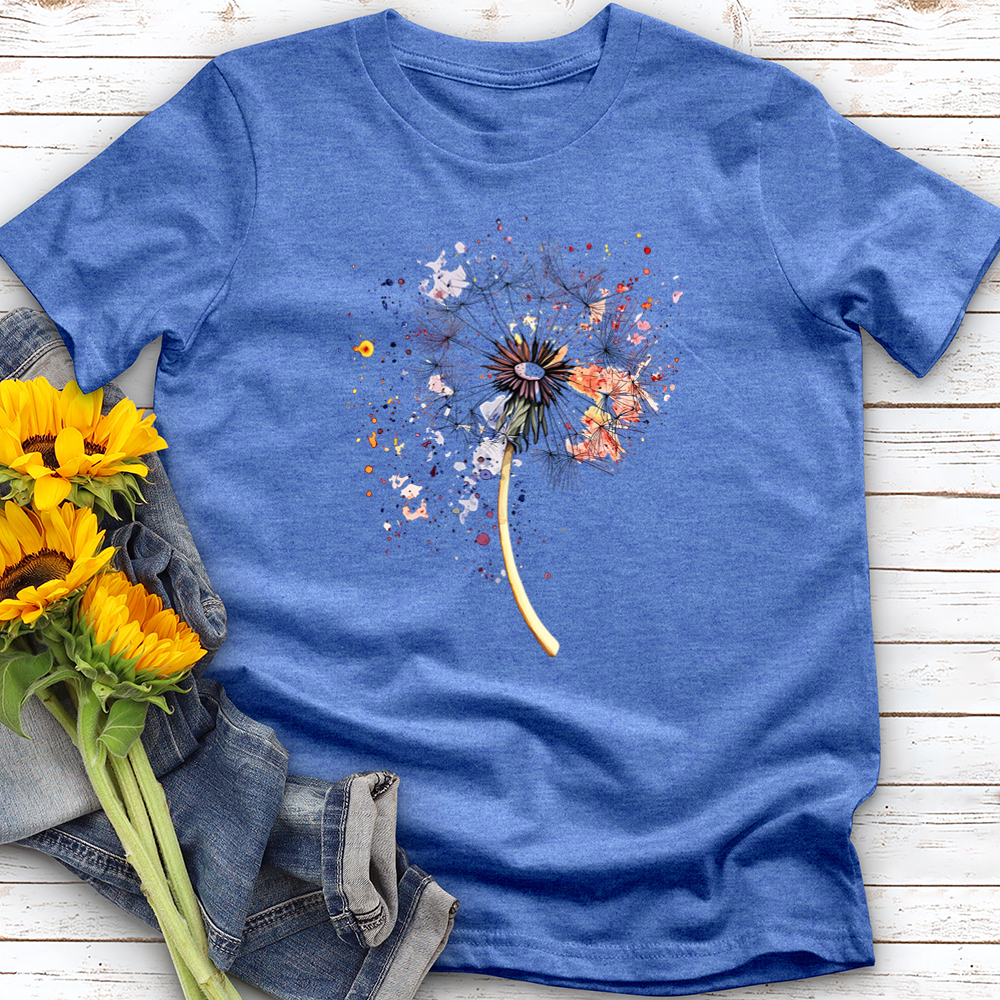 Dandelion in Watercolor Softstyle Tee