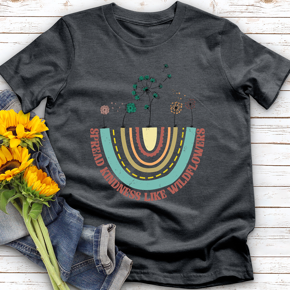 Spread Kindness Like Wildflowers Softstyle Tee